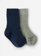 Sokkar, 2 í pakka, Ull