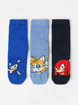 Sokkar, 3 í pakka, Sonic the Hedgehog