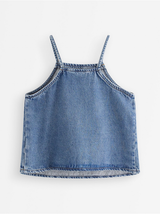 Hlýrabolur, denim