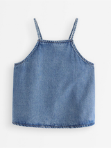 Hlýrabolur, denim