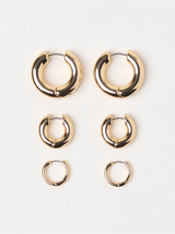 Eyrnalokkar, 3 í pakka