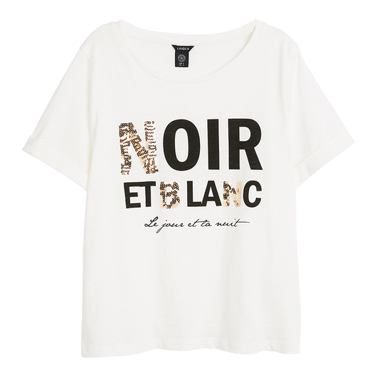 T-shirt with Sequins